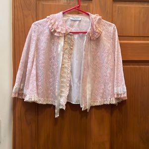 Vintage Odette Barsa Bedjacket